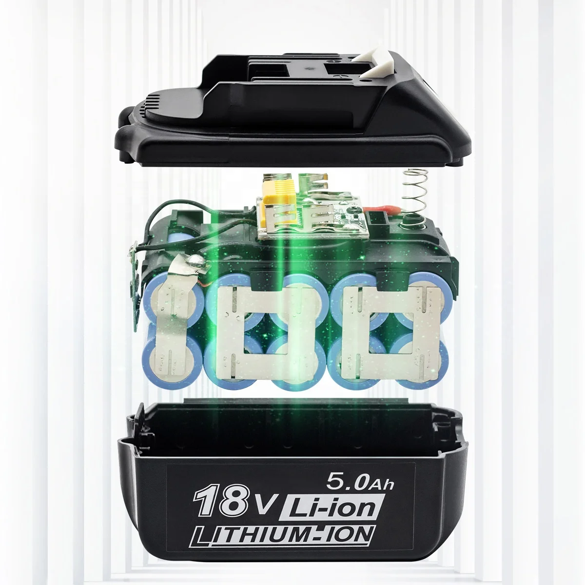 
BL1830 BL860 Li-ion Replacement Power Tool Battery for Makitas 18650 batteries li-ion rechargeable 18V 5Ah 