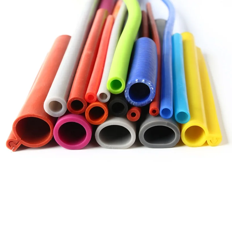 Custom high temperature resistant solid foam silicone rubber hose tube