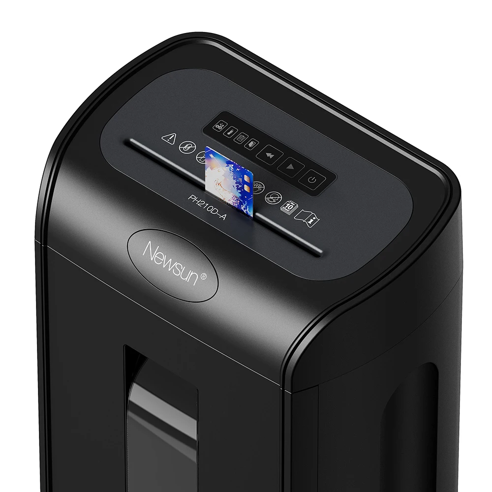 P5 10 Sheets Micro Cut Paper Shredder 18 Liter Pull-out Bin,Silent 56dB,20 Mins Shredding Time,LED Indication,Hot Selling