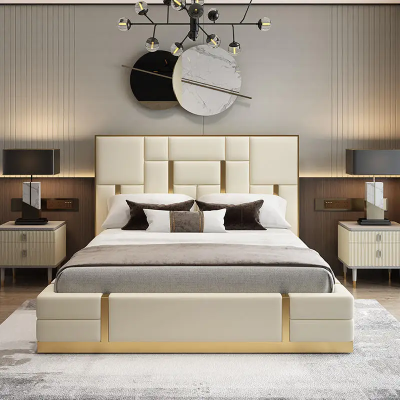 Factory Outlet Hotel Suites Furniture Rest Home Grey Bedroom Set King Hotel Bedroom Ottoman Super King Bed