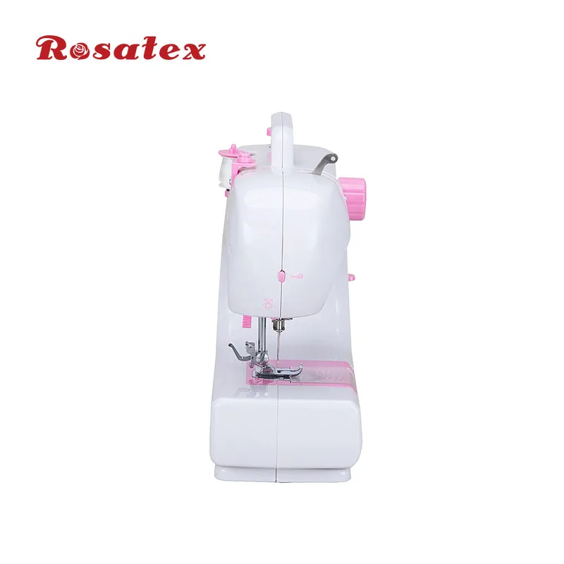 Rs506 Rosatex China Factory Home Use Mini Domestic Garment Sewing Mini Silai Machine