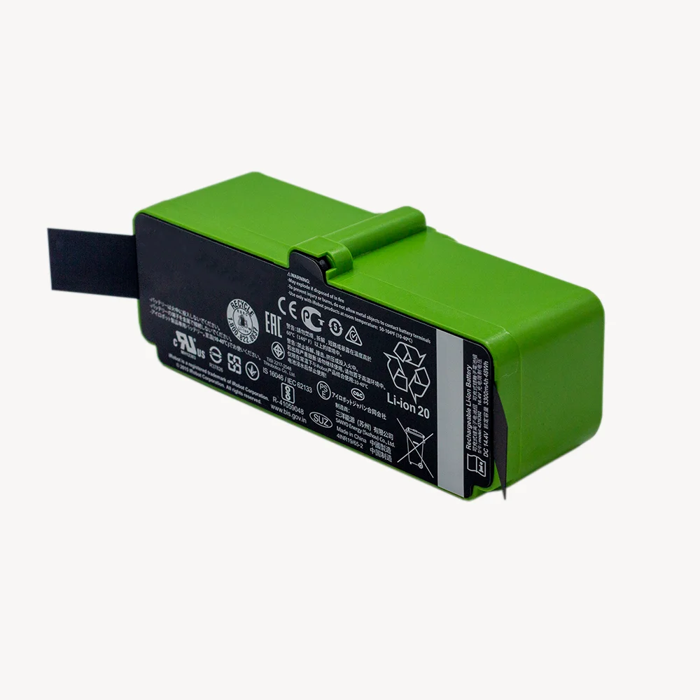4.4AH 5.2AH 6.0AH 6.4AH 7.0AH 14.4v li ion battery pack For Irobot Roomba Cordless Vacuum Cleaner 800 900 700 600 500 battery