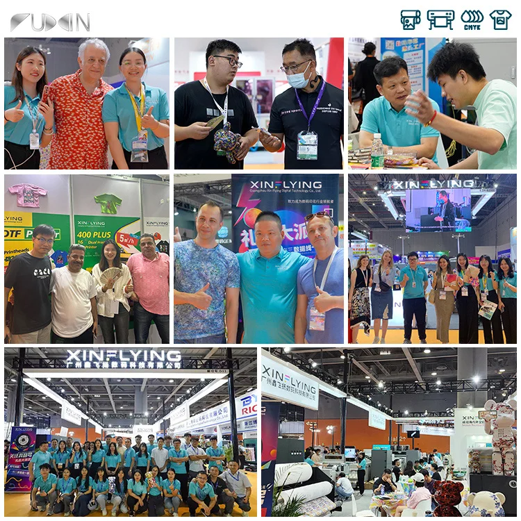 USA warehouse 12 inch dtf printer a3 dtf printer for t shirt printing with dual xp600 heads and powder shaker