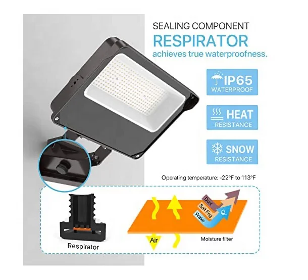 Big Flood  Area Light  IP65 for Outdoor Applications with Trunnion Mount 100W 150W 200W 240W