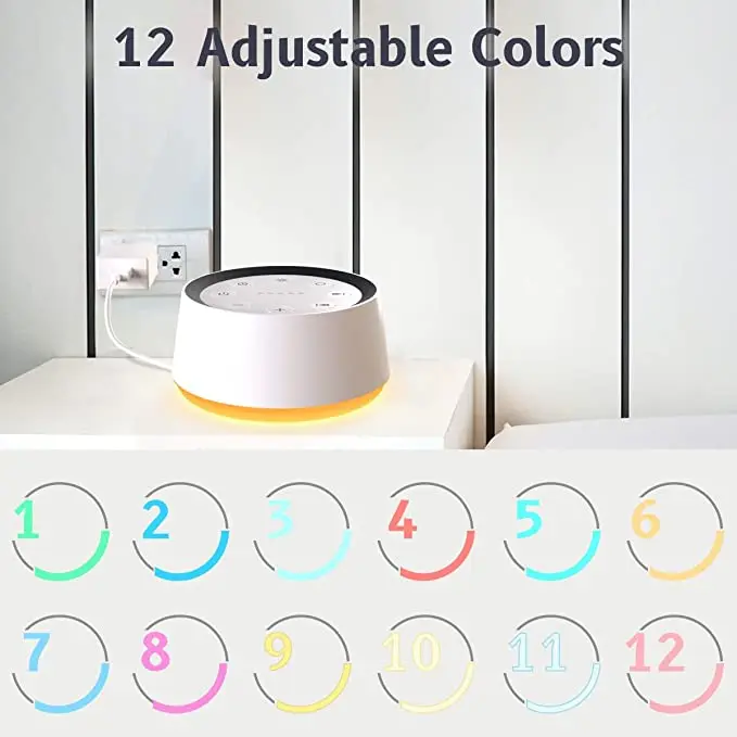 High Quality White Noise Sound Machine Portable For Baby and Adults