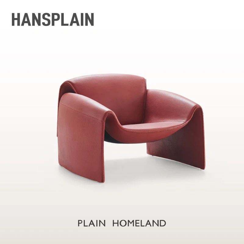 Hot Sale Famous Chair Italian Designers Design Relax leather Chair Single Sofa luxury Chair