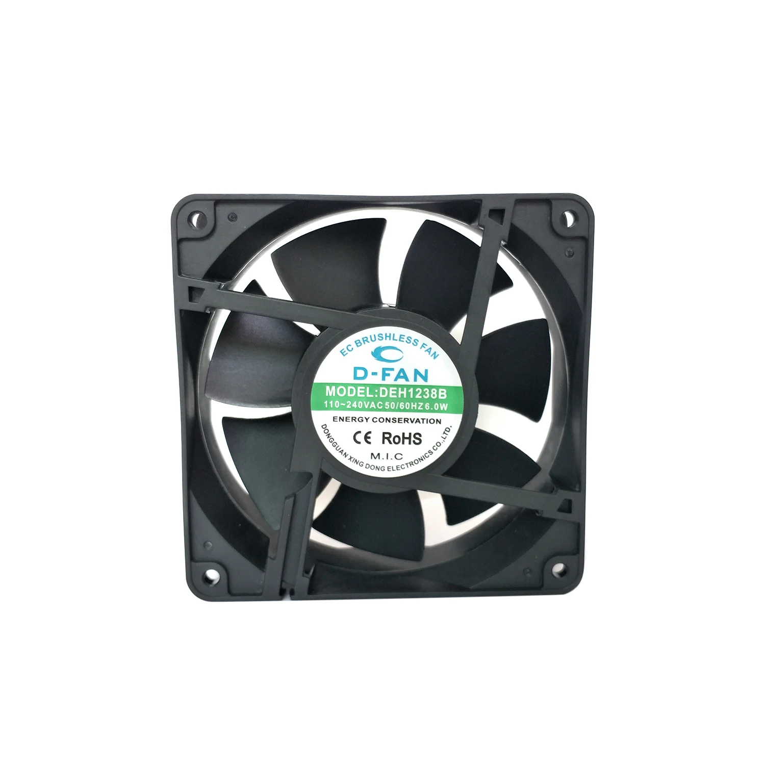 Radiator ventillator fan 120mm 120x120x38mm EC axial cooling fan motor 220v 230v