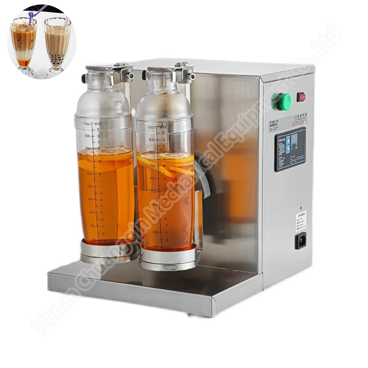 High Quality Stainless Steel Commercial Milkshake Making Bubble Tea Machine Automatic Drink Shaking Mixer