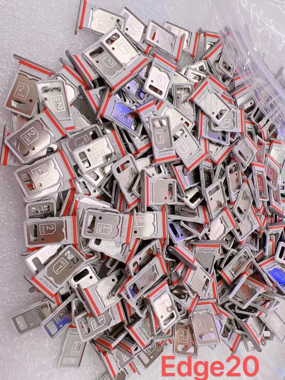 Wholesale High quality Sim Card Tray Holder for Motorola Moto Edge 20 G7 Power XT1955 sim tray single customizable business