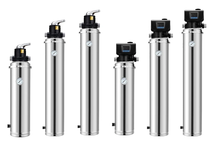 Floor stand UF water purifier 3500LPH ultra filtration tap water filter with automatic back wash filter valve