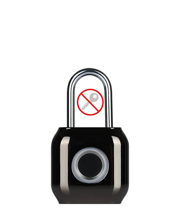 
smart lock fingerprint waterproof IP65 keyless padlock for bag Amazon Ebay Selling security Bag Lock Anti-Theft Security lock 