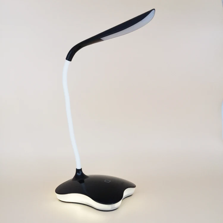 2 in 1 plastic 14 LED USB Flexible led book lamp reading light table lamp