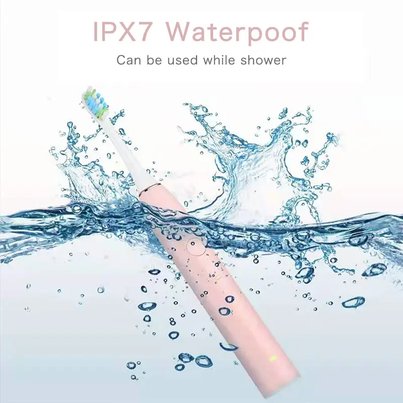  Высокое качество оптовая продажа с фабрики Ipx7 Водонепроницаемая звуковая электрическая зубная