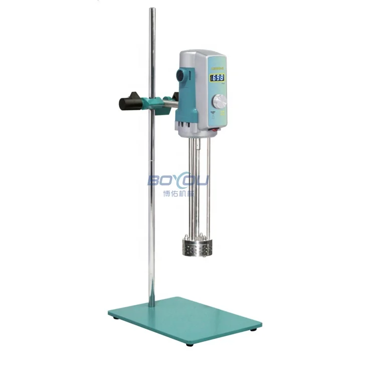 Digital Display Cosmetic Cream Lotion Shampoo Emulsion Emulsifying Lab High Shear Mixer Homogenizer Price