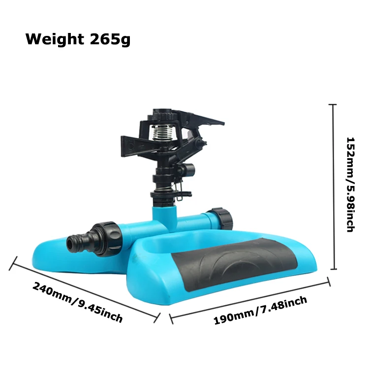 ODM Garden Tools Plants Garden Buildings Herramienta Garden Watering and Irrigationbrassstable Circular Sprinkler Support OEM