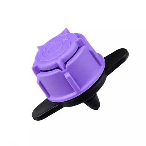 Automatic 70L/H Big flux Dripper Adjustable 5 hole purple Drip Water Emitter Watering Garden tree irrigation