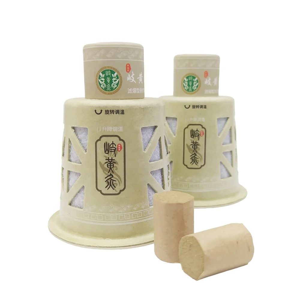 Health care mugwort moxa acupuntura moxibustion cup