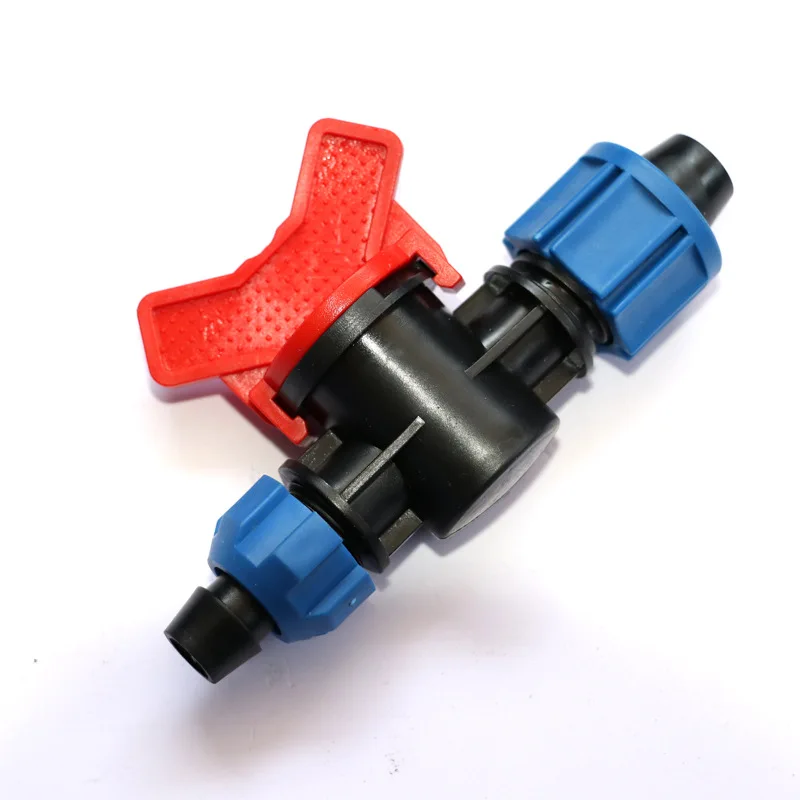 Farm Pipe Connector Plastic Valve Drip Irrigation Mini Valves