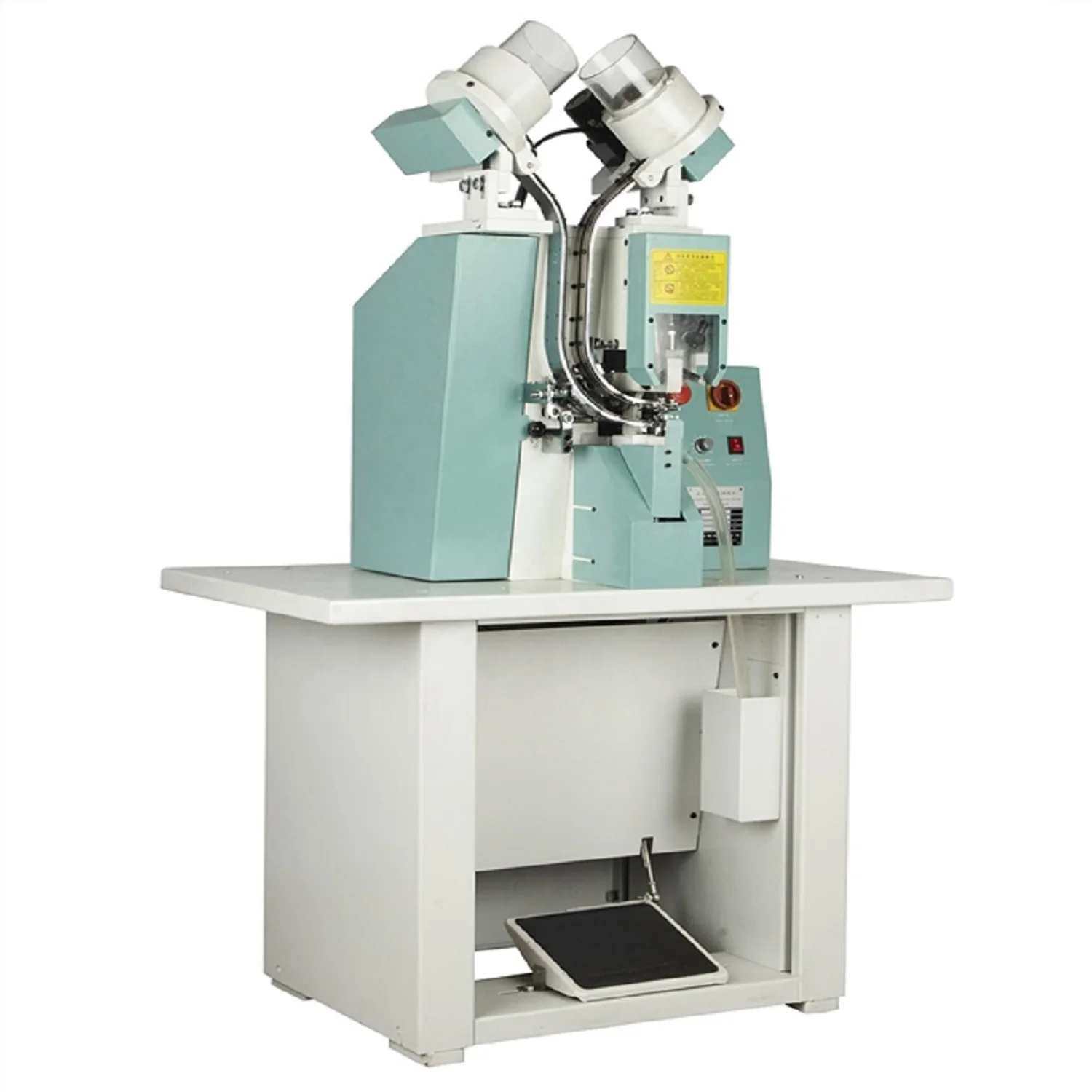 Automatic Leather Canvas Rubber Shoe Eyeletting Machine