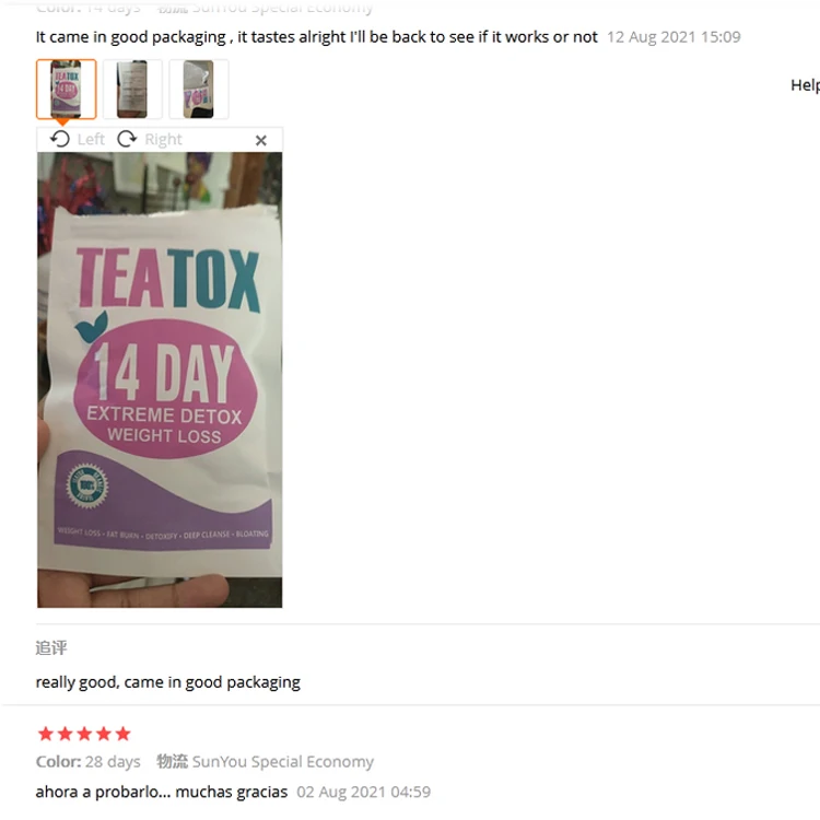 28 дней Teatox очищения активизирует сжигание жира живота плоский животик чай для похудения потеря веса