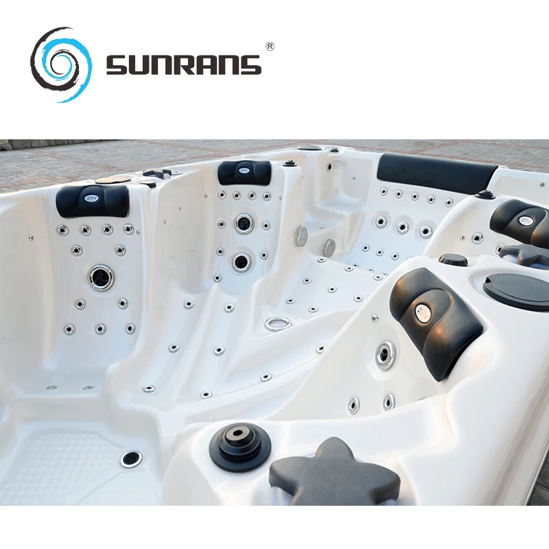 Sunrans оптовая продажа супер роскошный бассейн для бассейна с 5 насосами 12 человек фитнес-отдых
