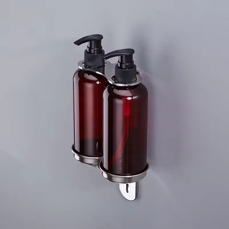 Soap dispenser wall Holder Stainless Steel Rustproof Liquid Soap Bottle Shelf soap dispenser for kitchen sink