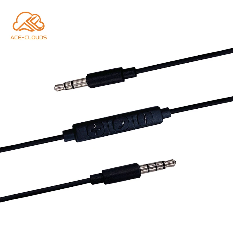 3.5mm jack Audio Cable with Mic and Volume Control for Gaming Headphones Headsets with Xbox P4P Replacement Cord