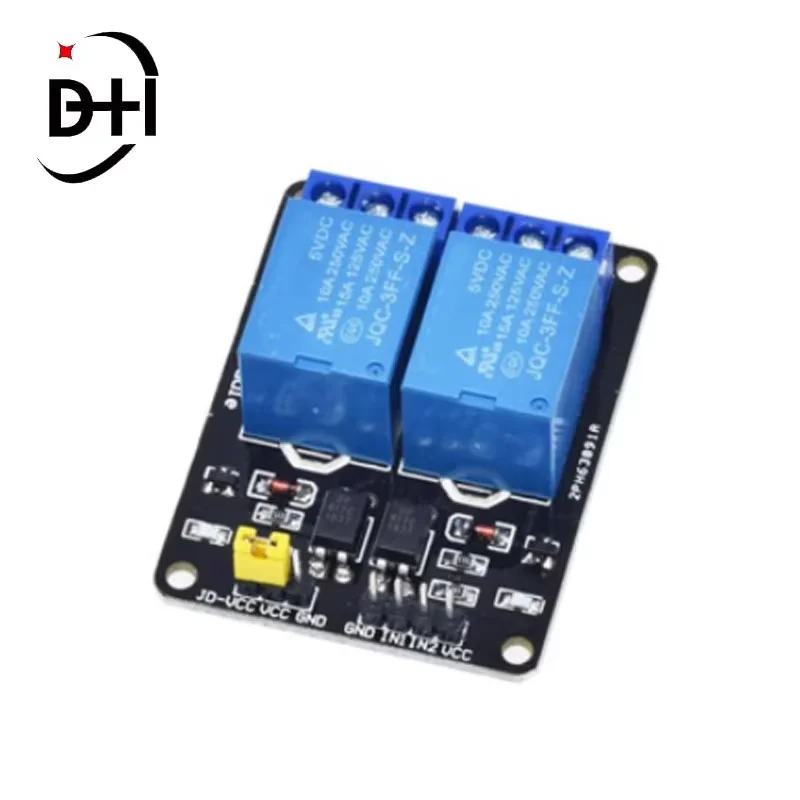 5V 2-Channel Relay Module Shield for Arduino ARM PIC AVR DSP Electronic 5V 10A 2 Channel Relay Module