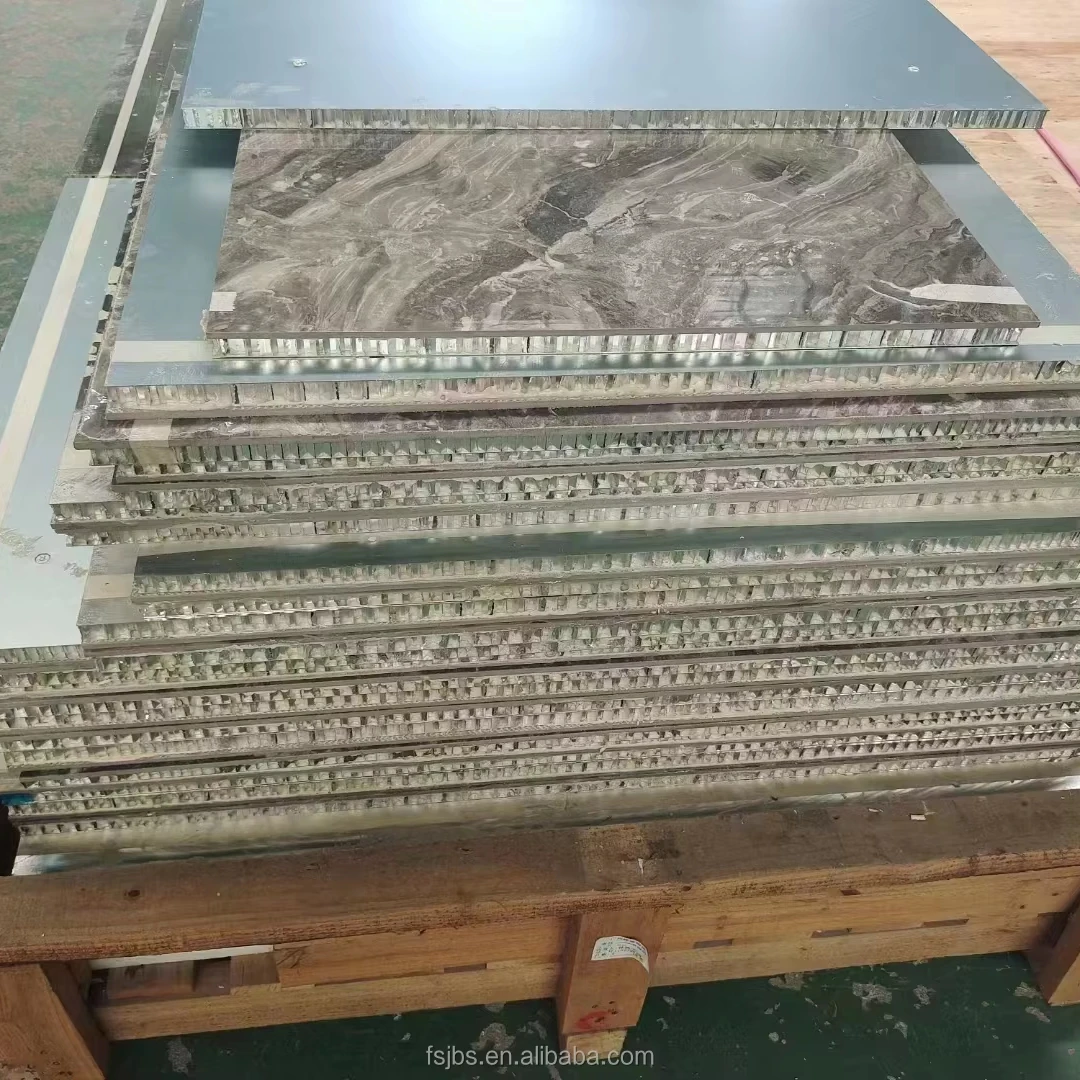 Алюминиевый сотовый Камень Бежевый экспорт травертин композитные панели для возведения