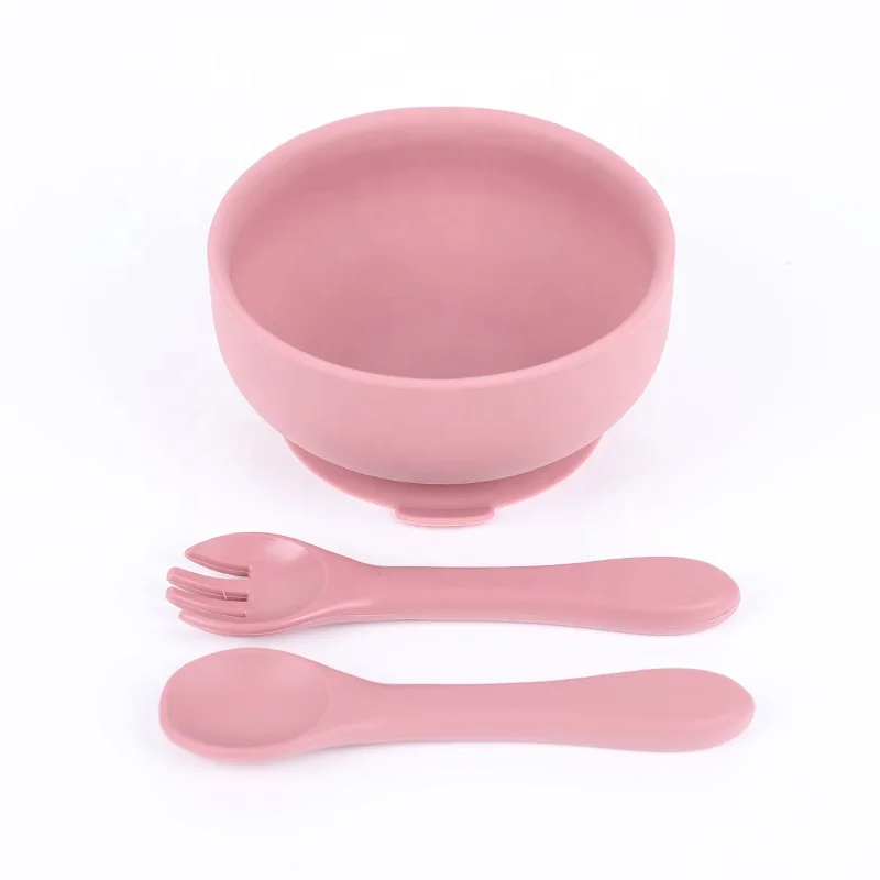New baby products 2023 babi bowl Bpa free silicon suction bowl with lid for babies