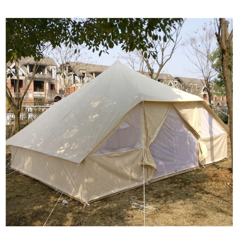 Thicker Oxford Canvas Tents Glamping Luxury Outdoor For Camping