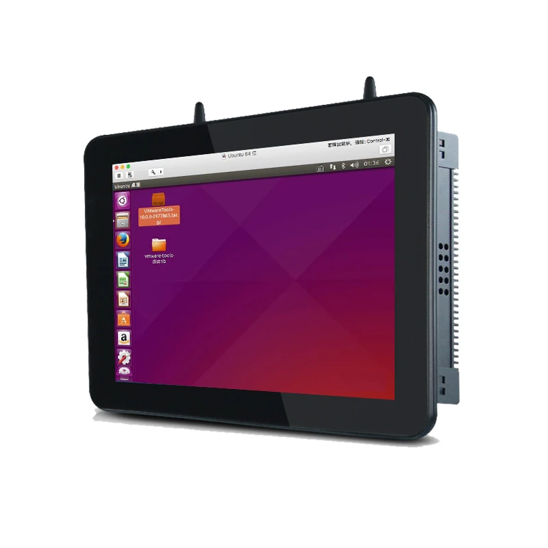Fansless J1900 10.4 inch Touch Screen Industrial Panel PC All In One PC Cheap Embedded Computer