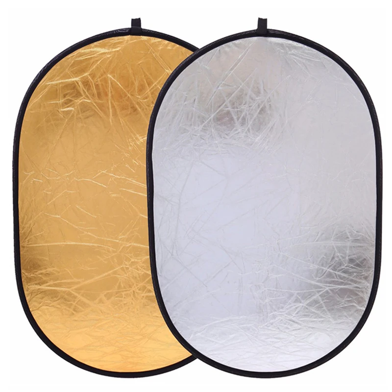 2 in 1 Photography oval reflector Studio Multi Disc Photo Collapsible Light Reflector customized