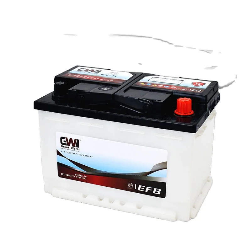 Car battery manufacturer wholesale 12V 60ah Lead Acid Auto Starting Battery positive plate EFB Battery