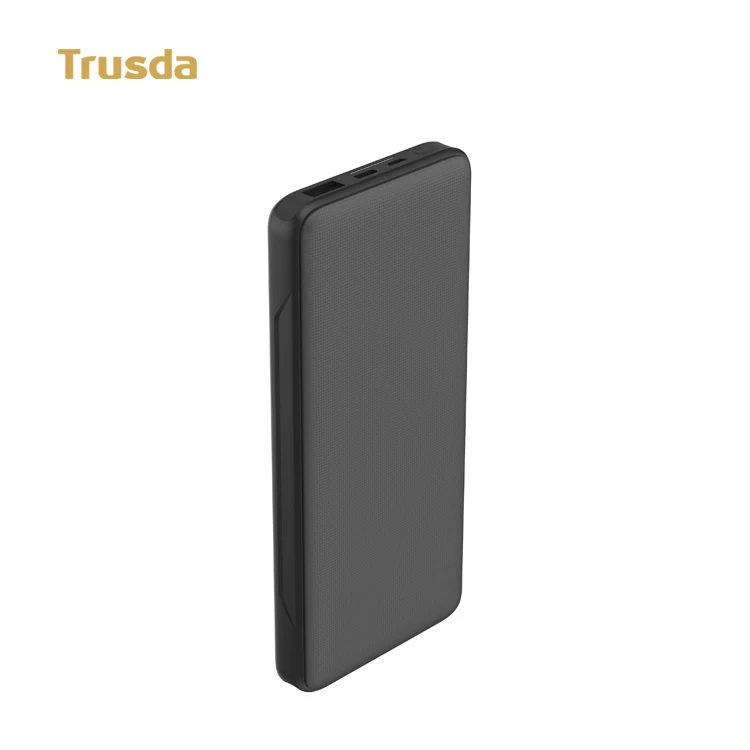 
Trusda CP4 Ultra slim popular 15000mah PD 18W fast charge power bank dual output 5 colours for optional 
