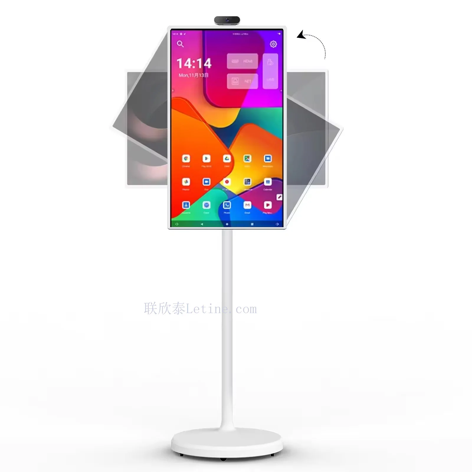 Factory Price Android Indoor Smart Interactive Tablet Portable TV Battery Wireless Movable Touch Gaming Monitor