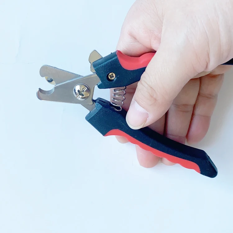 Wholesale Pet Claw Grooming Products Cat Nail Cutting Clippers Logo Printing Dog Toe Cleaning and Beauty Care Scissors