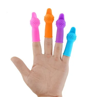 Couple Sex Finger Condom G-Spot Orgasm Ultra Thin Female Sleeve Small Condoms Adult Sex Toy Set