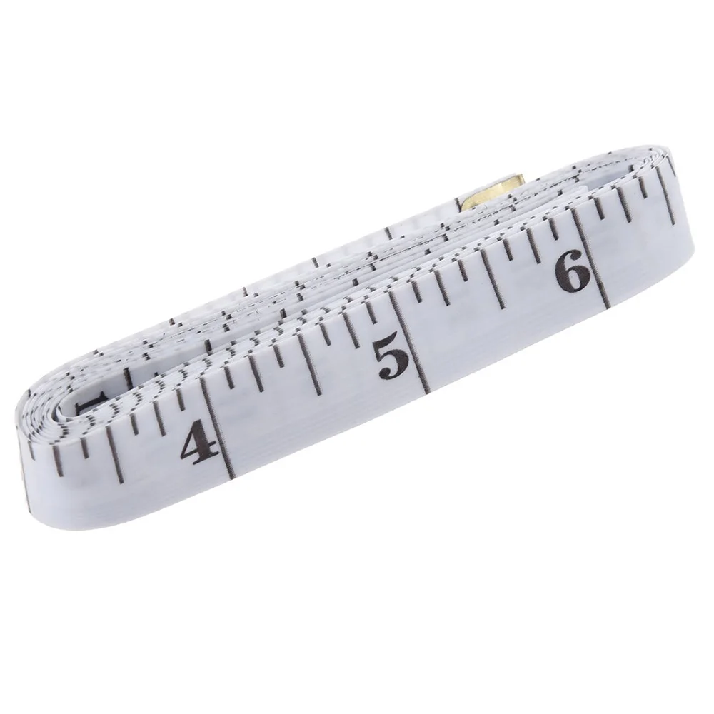 White Soft Tape Measure Double Scale Body Sewing Flexible Ruler for Weight Loss Medical Body Measurement Sewing Tailor Craft
