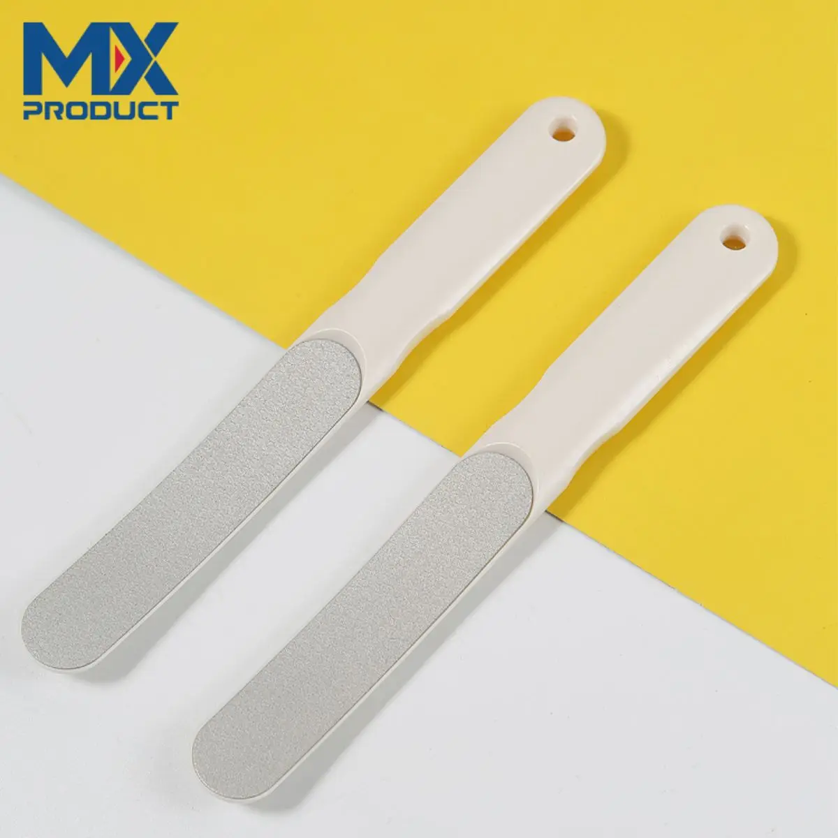 Professional Grooming Trimmer Nail Polishing Tool Side Nail Files Stainless Steel With Plastic Handle