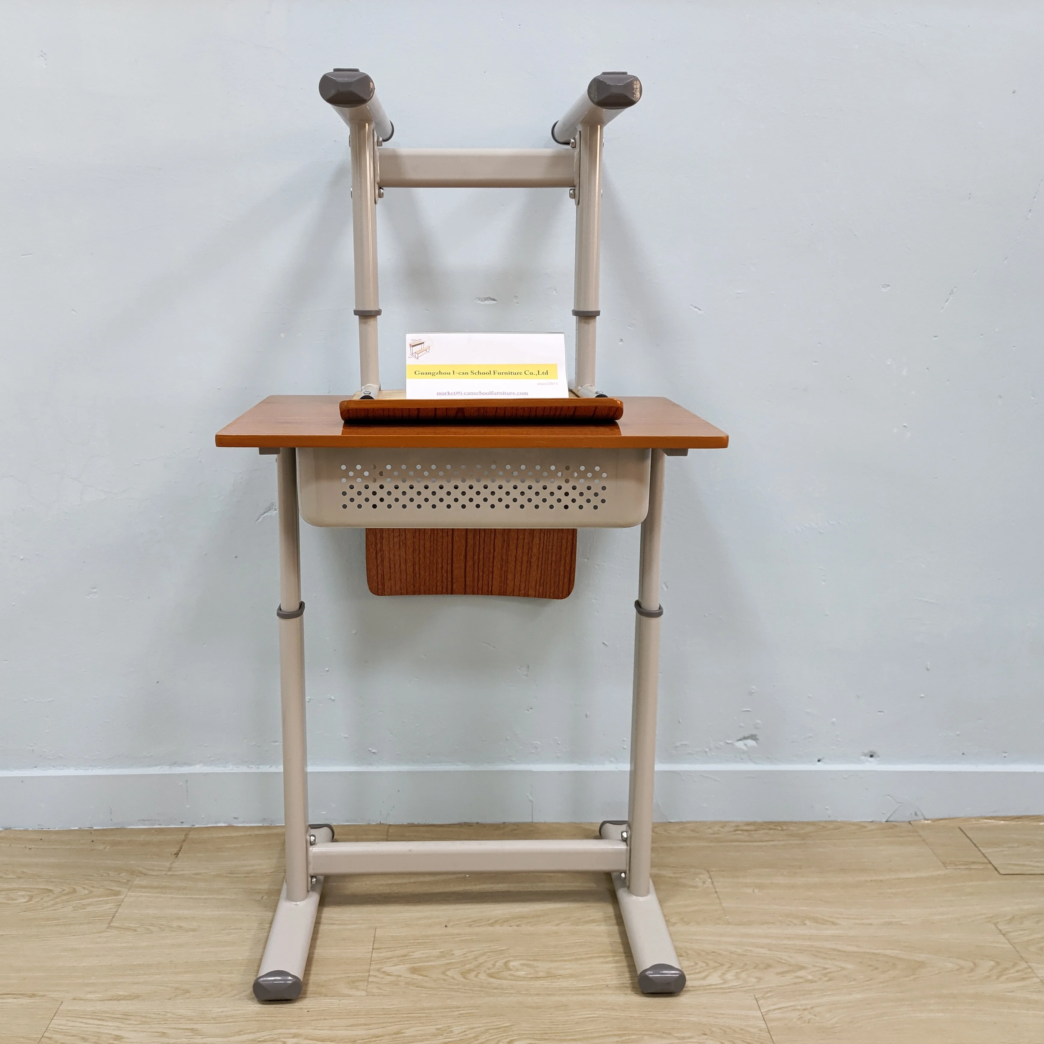 Factory Wholesale School Furniture single Bench Student Desk And Chair Set Reading Table Education Furniture