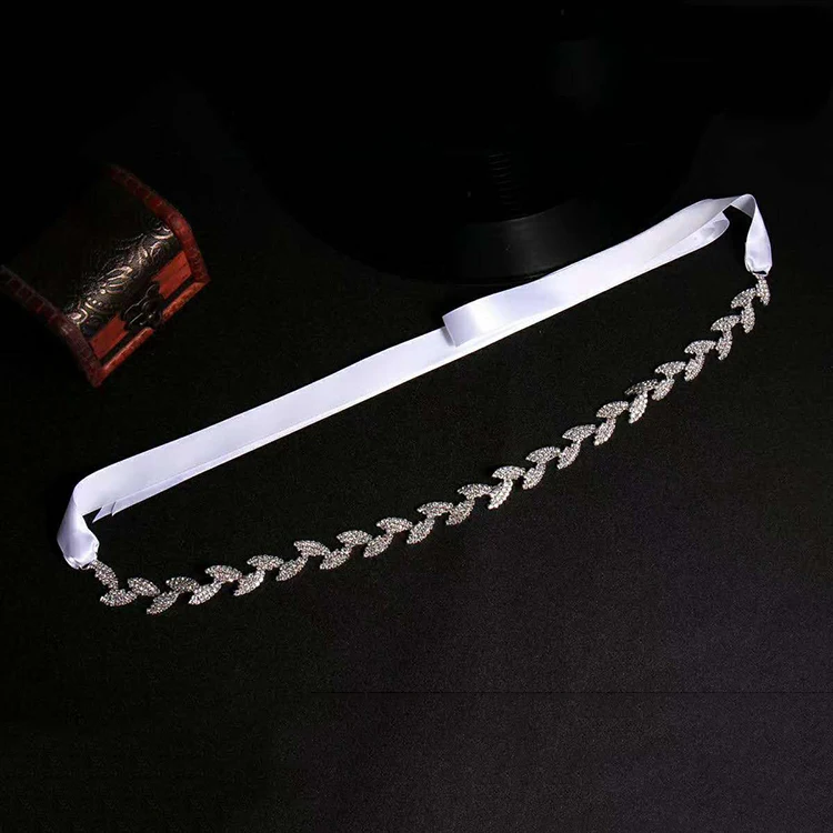 
Rhinestone Woman Metal Decoration Belt Manufacture, Brand Design Lady Thin Waist Belt For Dress 