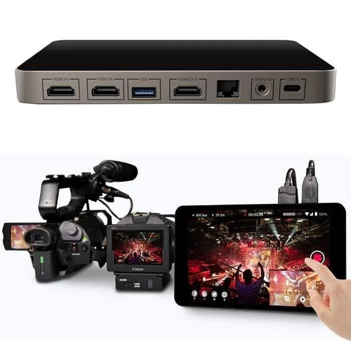 
Yolo Box Portable Live Streaming Video Encoder Studio Live Broadcasting Device Live Streaming Box 