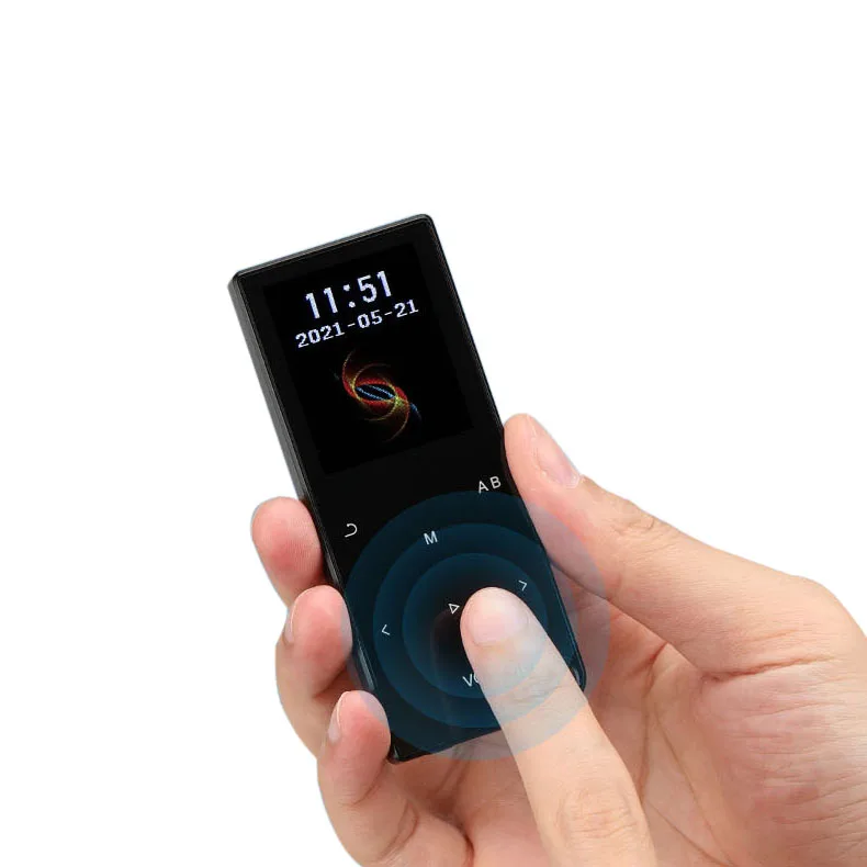 Hot sell mini hifi lossless audio video digital wireless b t 5.0 MP3 MP4  music Player with LCD TFT screen