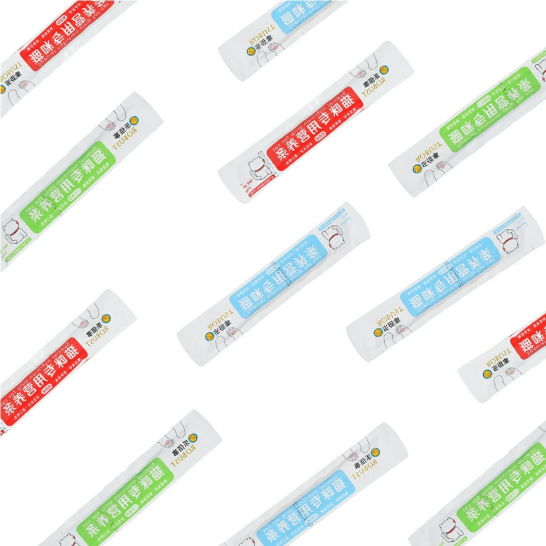Поддержка пользовательского дизайна, тонкая обработка Odm, влажная еда, закуска, полоска для кошек