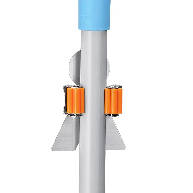 304 stainless steel Mop Handle Holder Wall mount Household Mop Handle Holder Reusable Tool Gripper