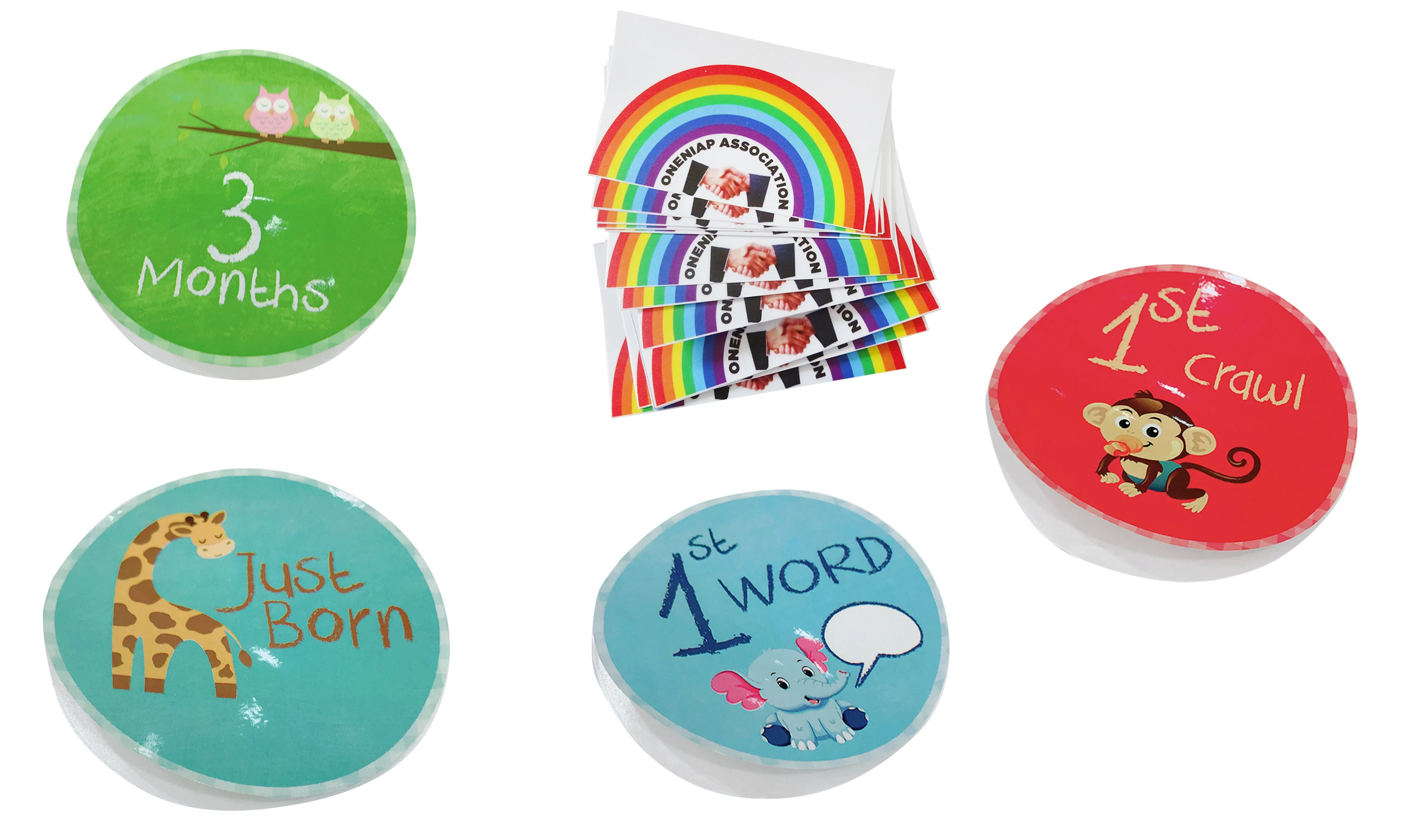Wholesale Vinyl Stickers Custom Printing Adhesive Waterproof Roll White Vinyl Stickers With Logo Cheap Stickers