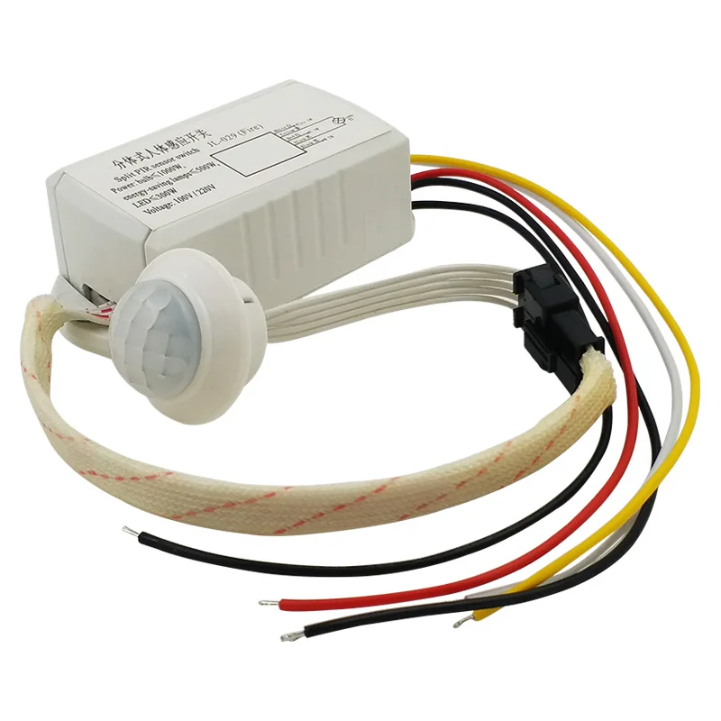 
DC12V Split type pir sensor human body infrared motion induction intelligent delay switch LED lamp energy saving switch of embed 