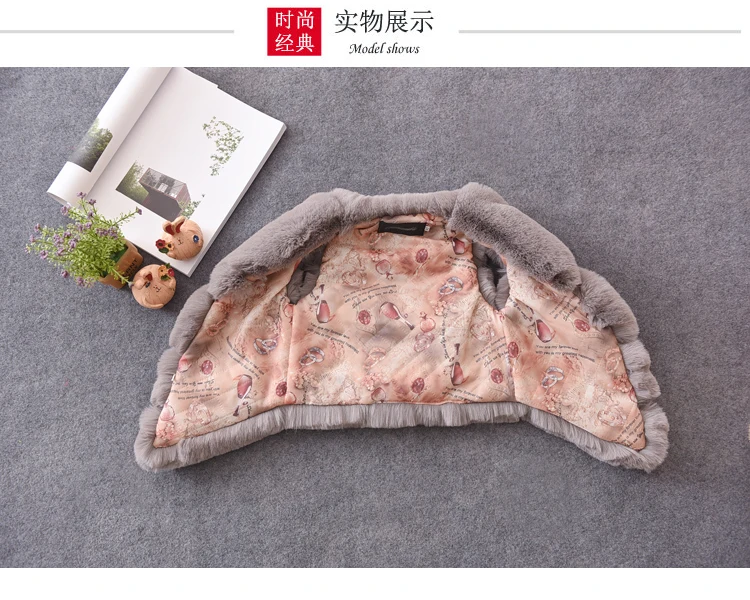 
Baby Girls Vest Kids Girls Artificial Fur Vest Coat Sweet Soft Faux Fur Warm Waistcoat 