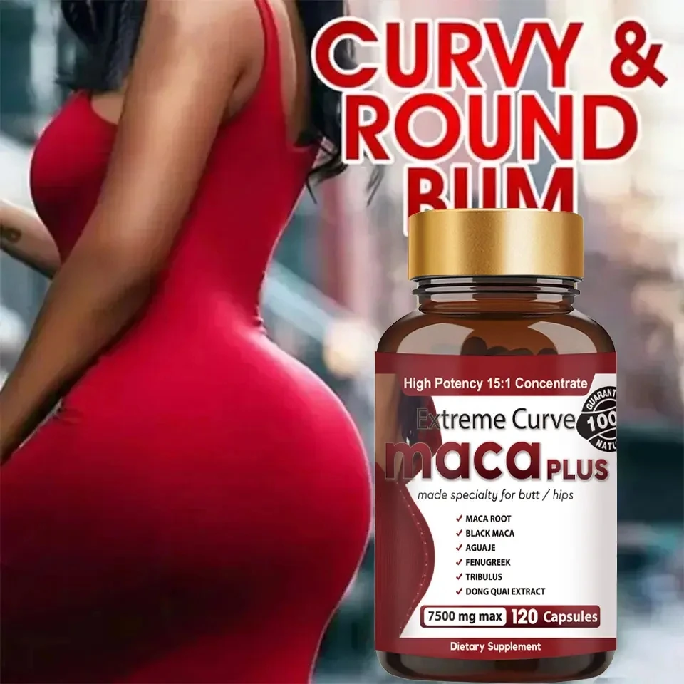 Tiktok hotselling OEM/ODM extreme curve Maca plus maca roots Capsules made specialty for butt & hips dietary supplement